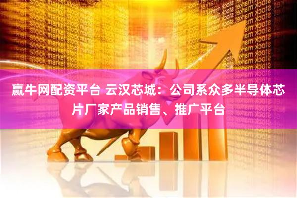 赢牛网配资平台 云汉芯城：公司系众多半导体芯片厂家产品销售、推广平台