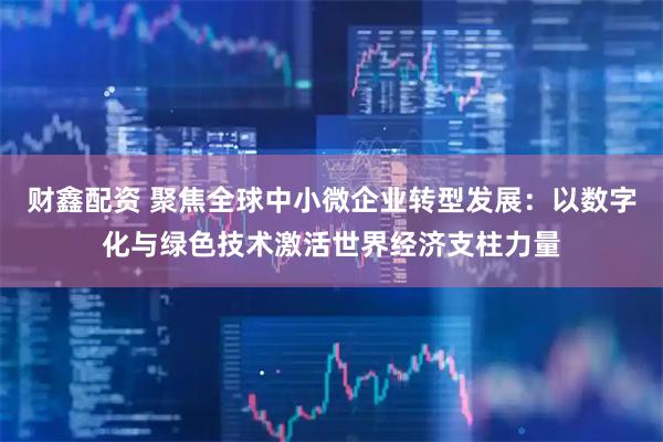 财鑫配资 聚焦全球中小微企业转型发展：以数字化与绿色技术激活世界经济支柱力量